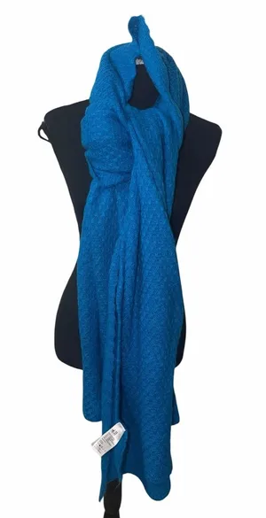 H&M Blue Oversized Scarf(One Size) thumbnail 1