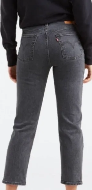 Levi's Black/Grey 501 Bejeweled Rock Stud High Waisted Jeans thumbnail 2