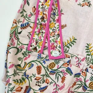 NWOT FARM Rio Linen Convertible 2‑in‑1 Dress Detachable Top & Skirt set Sz XS thumbnail 10