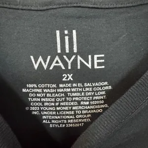Lil Wayne Young Money CEO Best Rapper Alive Hip Hop Tee 2X thumbnail 4