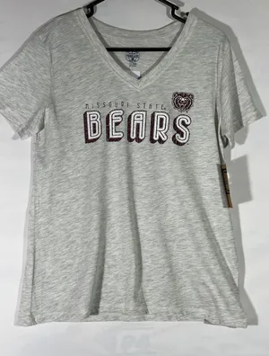 Rivalry Threads Missouri State Bears Tee Womens M Gray Fan‎ Team Spirit Athletic thumbnail 1