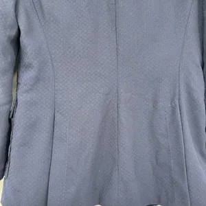 Allen ABS Womens Blazer 4 Blue Business Professional Office Artsy Lined Jacket thumbnail 9