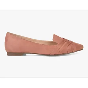 Journee NEW Faux Suede Mindee Slip On Pointed Toe Loafer Flats 8 $65 thumbnail 3