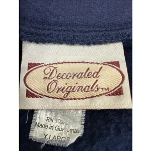 VTG Decorated Originals Teddy‎ Bear Fleece Navy XL Jacket with Embroidery Retro thumbnail 6