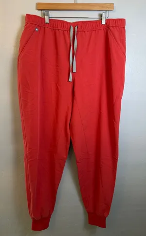 Figs Womens Coral Drawstring Joggers XXL thumbnail 1