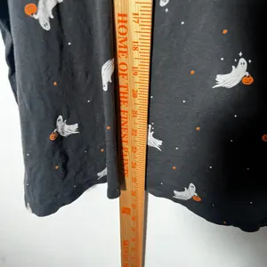 Old Navy Halloween T-Shirt Women's XL Gray Ghost Pumpkin 100% Cotton thumbnail 5