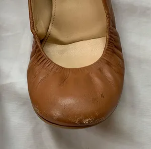 Tan J. Crew Leather Flats thumbnail 3