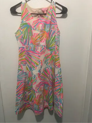Lilly Pulitzer Pastel Shell-Print Sleeveless Shift Dress - Pink Multi thumbnail 2