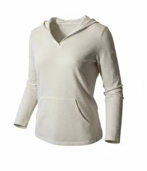 Gap Women's V-Neck Long Sleeve Lightweight Pullover Hoodie with Adjustable Sides thumbnail 1