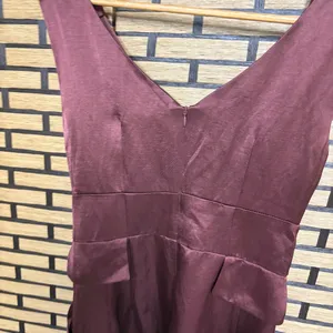 Nanette Lepore Brown Satin Dress Size‎ 4 thumbnail 7
