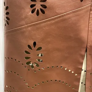 MIDI FAUX LEATHER SKIRT- XS. (Small tear see photo) thumbnail 5