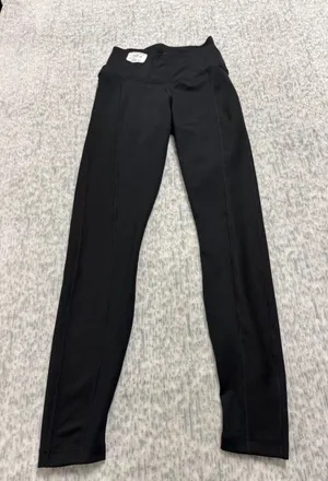Nike One Dri-Fit‎ HR 7/8 Wrap Tight Womens Black Leggings XS NWT- retagged thumbnail 1