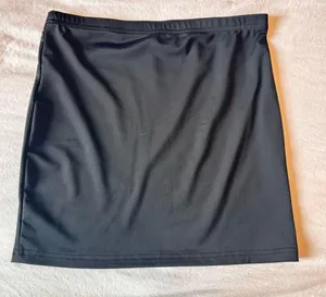 Black silk skirt thumbnail 2