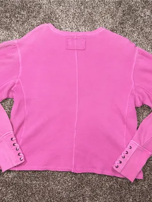 We The Free Free People Lapis Cuff Top Misty Plum Plumdrop XS NWT thumbnail 7