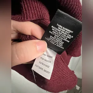 Torrid Burgundy Maroon Silver Sequin Moon Mock Neck Sweater 1X thumbnail 10