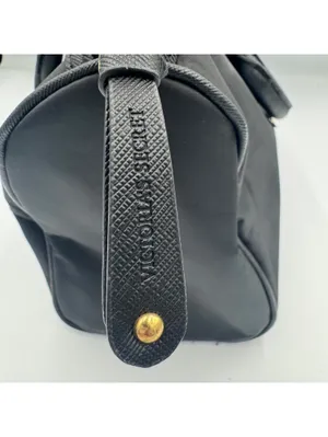 Victoria's Secret Women.s Y2K LOVE Sexiest On Earth Black Pink Satchel Purse Bag thumbnail 4