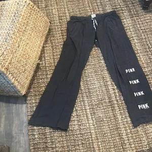 Pink Victoria’s Secret Grey Lounge Pants Size XS thumbnail 2