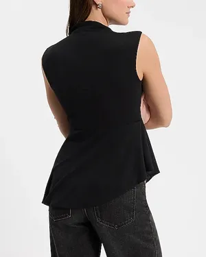 EUC Express Layered Peplum Blouse thumbnail 2