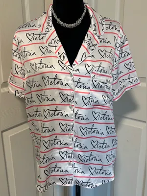 NWT Victoria’s Secret Pajama Top thumbnail 2