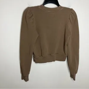 Wilfred free Aritzia Terry puffed sleeve sweatshirt organic‎ cotton size XXS thumbnail 8