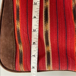 Mansi Brown Suede Handmade Guatemala Tikal Shoulder Bag thumbnail 11