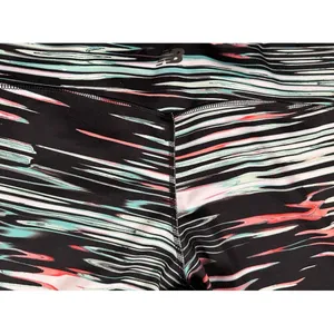 New Balance NB Dry size Large capri length‎ athletic leggings black pink green thumbnail 5