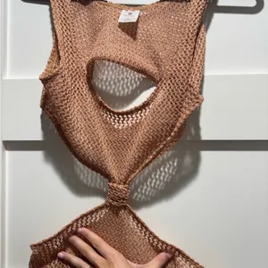 Shade & Shore Chic Tan Knit Jumpsuit thumbnail 3