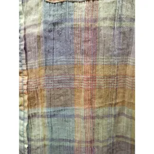 Lauren Ralph Lauren Size L Pastel Gauzy Semi-Sheer Button Up Long Sleeve Shirt thumbnail 3