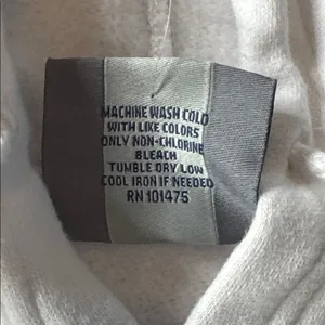 J. America Women’s Virginia Tech White College Hoodie Embroidered Size S NEW thumbnail 12