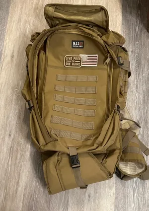 9.11 Tactical Series Muddy Colour Full Gear Extreme Outdoor Tactical Backpack thumbnail 8