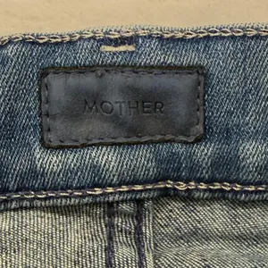 Mother Denim Blue High Rise Button Fly Slim Straight Leg Jeans Size 27 thumbnail 5