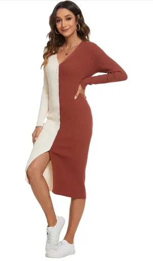 Knit button down cardigan dress Multiple Size XS thumbnail 1