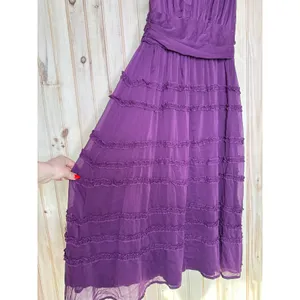 NWT Lulus Happily Sweet Purple Mock Neck Backless Midi Dress Party Classy Size M thumbnail 5