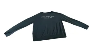 ‘Tell Your Dog I Said Hi’ Blue long sleeve pullover 🔥 thumbnail 2