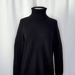 J. CREW Turtleneck Sweater Supersoft Yarn Solid Black Wool Alpaca Knit X-Small thumbnail 3