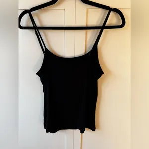 L’AGENCE Black Women’s Ella Cami Spaghetti Strap‎ Tank Top Size S thumbnail 12