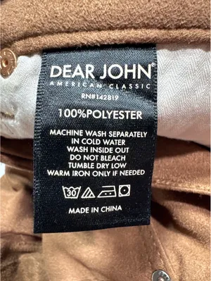 Dear John Brown Faux Suede Skinny Pants thumbnail 3