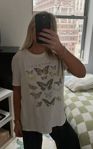 Urban Outfitters Butterfly T-Shirt thumbnail 2