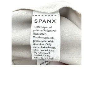Spanx Ponte Slim Straight Pants Cream Beige‎ Size Large L Stretch Pull On thumbnail 7