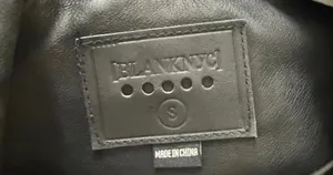 BLANKNYC Faux Leather Jacket Moto Black thumbnail 2