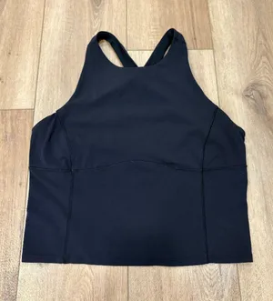 🌟 Lululemon 🌟 Key To Balance Cross Back Active Tank Black Sz 12 thumbnail 1