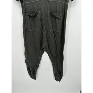 Natural Life Women Charlie One Piece Jumpsuit XS Green Cotton Oversized‎ Cotton thumbnail 5