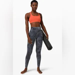 Lululemon Align 28” Pants Pitch Gray Diamond Dye High-Waisted Leggings Size 14 thumbnail 3