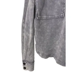 Evereve Ana Pocket Sweatshirt Washed Purple Gray XS Lounge Casual thumbnail 6