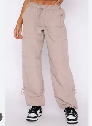White Fox Tan Parachute Pants thumbnail 1