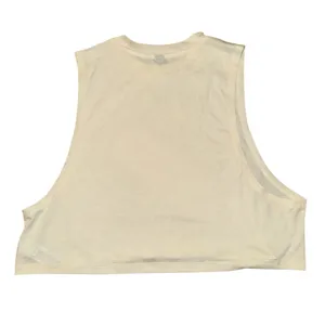 Oner Active NWT go to muscle crop tank in off white women’s size medium thumbnail 2