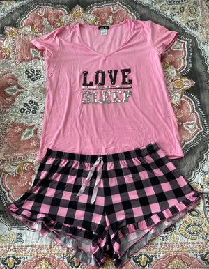 Em And Alfie Pink PJ Set Size XL thumbnail 1