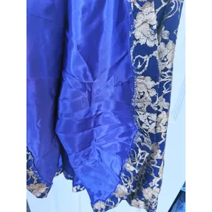 VTG 90s Strapless Sweetheart Floral Mini Dress Gold Foil Navy Size 6 Homecoming thumbnail 8
