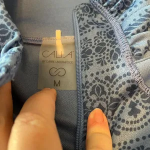 Calia by Carrie‎ Underwood quarter zip pullover. Baby blue size medium. Preowned thumbnail 5