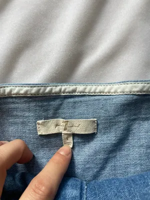 7 For All Mankind denim dress thumbnail 4